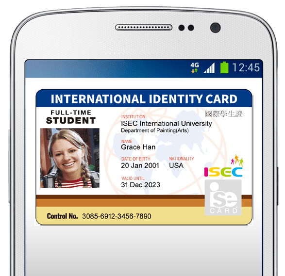 ise fulltime student id card